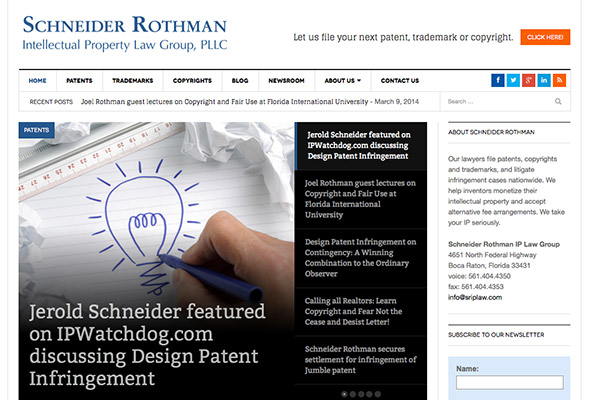 Schneider Rothman Redesigns Their Site
